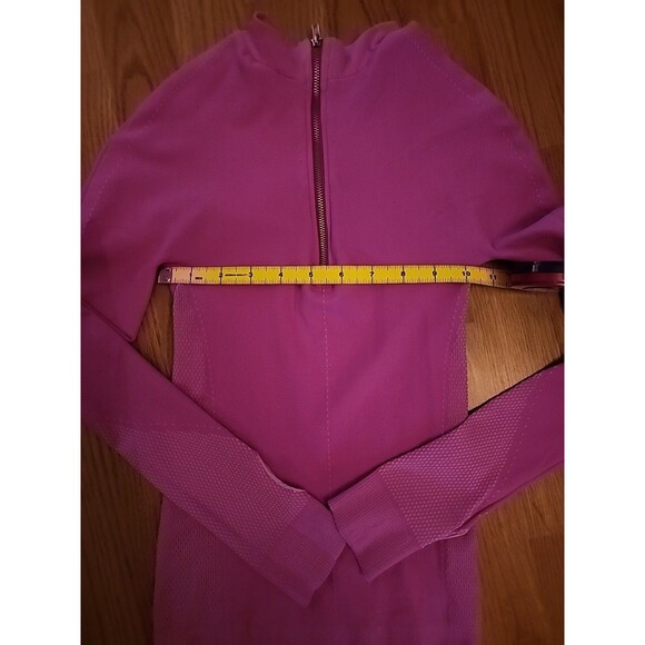 Free People Movement Pink 1/2 Zip Mock Neck  Activewear PulloverWomens XS Barbie - Picture 15 of 15